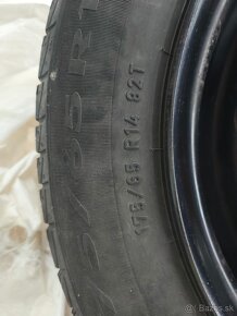 plechove disky + pneumatiky 175/65 R14 - 2