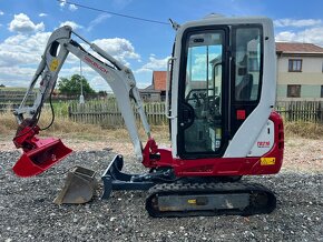 Minibagr Takeuchi TB 216 hyd. podvozek + svahovka - 2