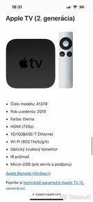 Apple TV 2. generacia - 2