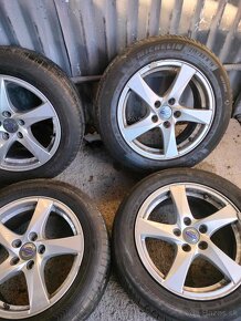 4ks alu disky orig. Volvo 5x108 r16 pneu 215/55 r16 6mm/ - 2