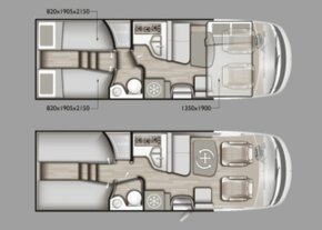 5 míst 2024 180PS AUTOMAT 9°ZF 3.5t FIAT DUCATO obytný - TOP - 2