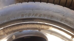 zimnú sadu kolies 215/55 r16 mercedes w210 - 2