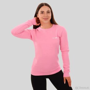 Dámska mikina Basic Jumper Baby Pink - GymBeam (S,pošpinená) - 2