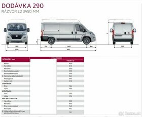 Autodoprava do 3,5 t  Fiat Ducato L2H2 po celej SR - 2