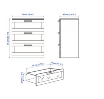 Komoda Brimnes IKEA - 2