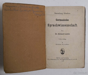 Sammlung Göschen, Germanische Sprachwissenschaft 1918 - 2