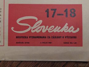 Slovenka r. 1965 časopis originál - 2