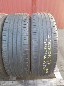 Letne 215/60R17 Continental - 2