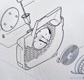 Štartovací kryt na Stihl 021, 023, 025 - 2