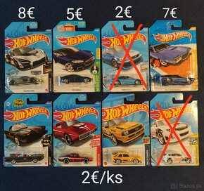 Hot Wheels mainliny na dlhých kartách - 2