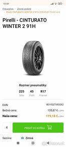 Zimné pneu 225/45 R17 - 2