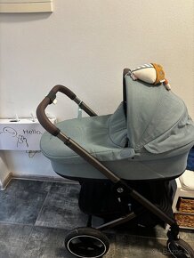 CYBEX 3v1 Balios S Lux Black Sky Blue  + vajíčko + isofix - 2