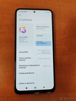 Xiaomi Redmi Note 11 čierny 64GB - 2