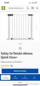 Safety 1st Detská zábrana Quick Close+ - 2