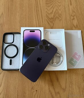 iPhone 14 Pro 128 gb Deep Purple v záruke + príslušenstvo - 2