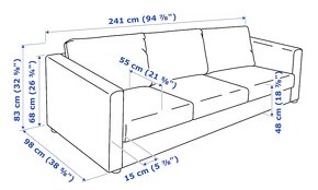 IKEA - VIMLE sedačka/pohovka - 2