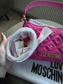 Originál Moschino kabelka ružová - 2