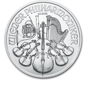 Striebirné mince Wiener Philharmoniker 1 oz 20ks rok 2024 - 2