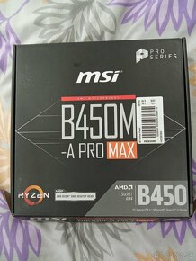 Predám základnú dosku MSI b450 a pro max - 2