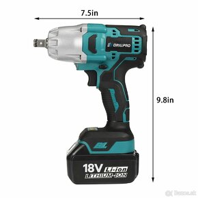 Aku rázovy utahovak  800 NM,na batérie,, MAKITA 18V,,--80€ - 2