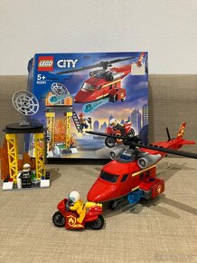 Predam lego city Záchranársky vrtuľník. Jedenkrat postavené - 2