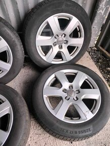 Zimná 4ks alu disky orig. Audi 5x112 R17 225/55 R17 5mm - 2