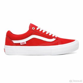 VANS Old Skool Pro - Red/White (Suede) - 2