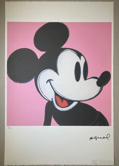 Andy Warhol "Mickey" Limitovaná edícia_Certifikát - 2