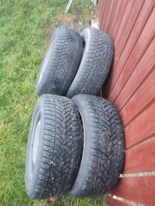 Opel plechové disky 16" 5x110 + zimné pneumatiky Goodyear - 2