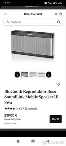 Predám Bluetooth Repro BOSE soundlink mobile - 2