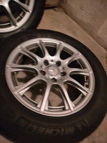 Zimné 4ks alu disky orig. Mercedes 5x112 r16 pneu 205/60 r16 - 2