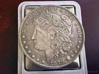 1 dolár 1879 - Morgan Dollar, USA minca - replika - 2