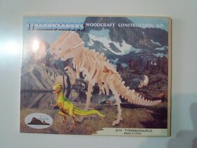 3-D drevené puzzle Tyrannosaurus - 2