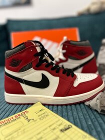 Nike jordan 1 lost & found veľ. 41 26cm NOVÉ NENOSENÉ - 2