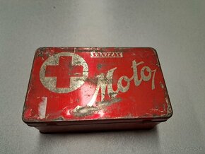 Stará plechová krabička od motolerárničky - 2