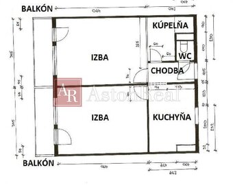 REZERVOVANÉ Útulný 2-izbový byt, 48m2, 2 lodžie, Zámostie,  - 2