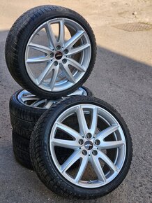 R18" zimní 5x112 8jx18 et57 pneu 225/40 r18 - 2