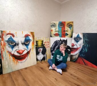 Olejomaľba Joker 120x100cm - 2