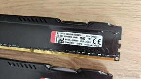 HyperX 16GB KIT DDR3 1600MHz CL10 Fury Black Series - 2