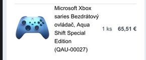 Xbox Bezdrátový ovládač, Aqua Shift - 2