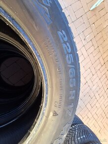 Predám 4ks zimných pneumatík 225/65 r17 - 2