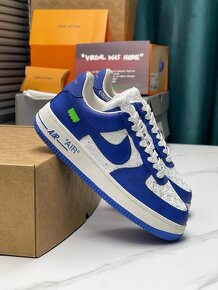 Louis Vuitton Nike Air Force 1 Low By Virgil Abloh Royal - 2