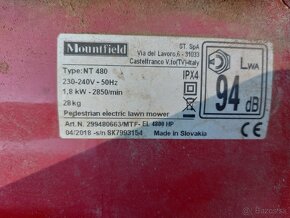 Mountfield NT 480 elektrická kosačka - 2