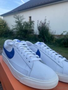 Nike Blazer Low White Blue - 2