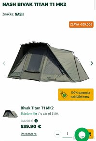 Predam bivak Nash Titan T1 MK2 - 2