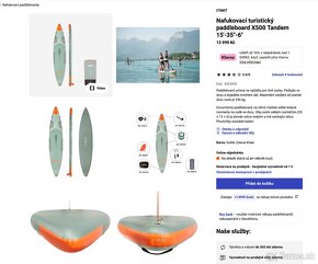 ITIWIT – nafukovací touringový/turistický paddleboard X500 T - 2