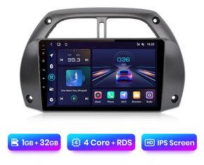 Radio Toyota RAV4,2001-2005,9",1+32GB,GPS,WiFi,Android 13 - 2