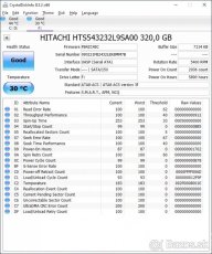 #10 Predám SATA disk Hitachi 320GB 2,5" 5400RPM - 2