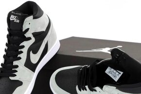 Nike air jordan 1 retro high black/grey - 2