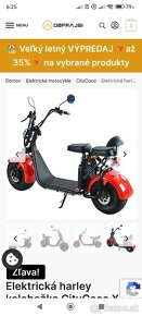 Elektrický harley CityCoco X-scooter 
 - 2